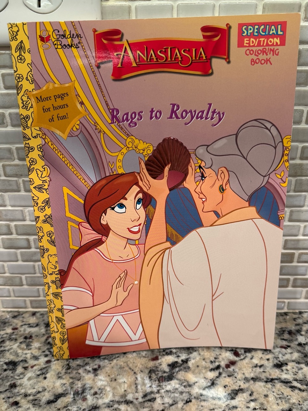 Golden Books Anastasia: Rags to Royalty Special Edition Coloring Book